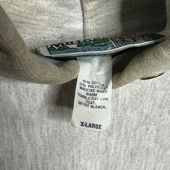 VTG Northwest Knitting Mills USA Blank Heavyweight Hoodie XL - Picture 5 of 5